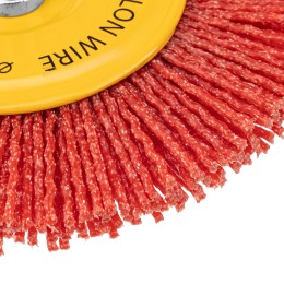 Denzel Щетка для дрели, 100 мм 74434