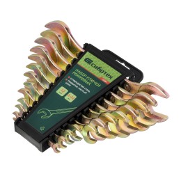 Сибртех Набор ключей рожковых 6-32 мм, 12 шт 15281