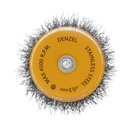 Denzel Щетка для дрели, 65 мм 744613