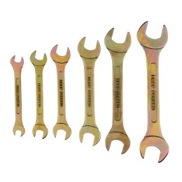 Сибртех Набор ключей рожковых 6-17 мм, 6 шт 15279