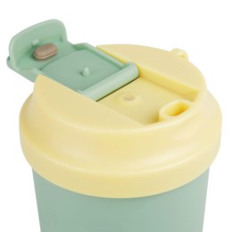 LARA Термокружка LR04-26 зеленый/желт