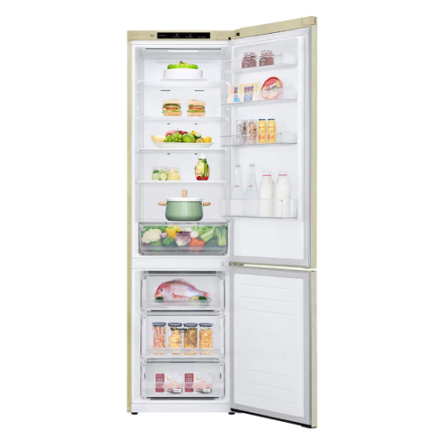 Холодильник двухкамер.LG GC-B509SECL бежевый