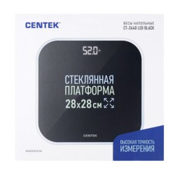 CENTEK Весы напольные CT-2440 BLACK