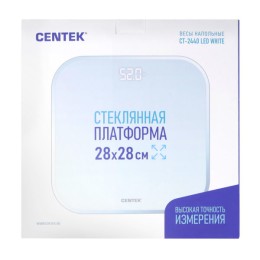 CENTEK Весы напольные CT-2440 WHITE