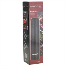 WEBBER Термос 1200 мл BE-18015T черный