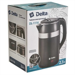 DELTA Чайник электрический DL-1116 черный