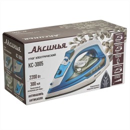 АКСИНЬЯ Утюг КС-3005 белый с синим