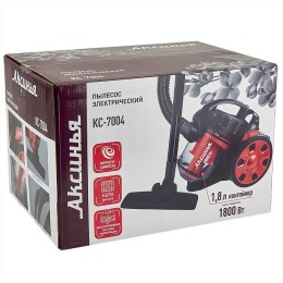 АКСИНЬЯ Пылесос КС-7004 черный с красным