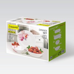 MAESTRO Набор столовый 19 пр Peonies MR-30056-19S