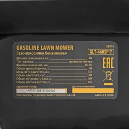 Denzel Бензиновая газонокосилка GLT-460SP-T 58810