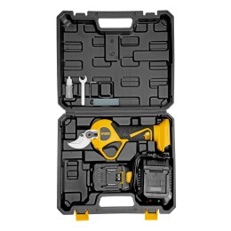 Denzel Секатор аккумуляторный, бесщет., CP-30BL, Li-Ion, 20 В, лезвия SK5 59434