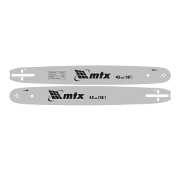 Matrix Шина для бензопилы, длина 45 см (18"), шаг 0,325", паз 1,5 мм, 72 звена 59817