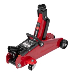 Matrix Домкрат гидравлический подкатной, 2 т, 140-340 мм, в пласт. кейсе 51081