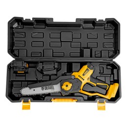 Denzel Цепная мини-пила аккумуляторная бесщет., СCS-200BL, шина 200 мм, Li-Ion, 20 В 58653