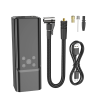 Автомобильный портативный компрессор Hoco ZP7 Maddy portable smart air pump (5000mAh) black