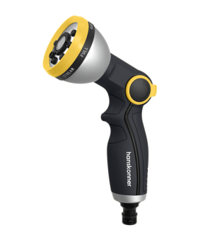 Hanskonner Пистолет д/полива 8 ФУНКЦИЙ + фитинг аквастоп HK3015-25-8MT
