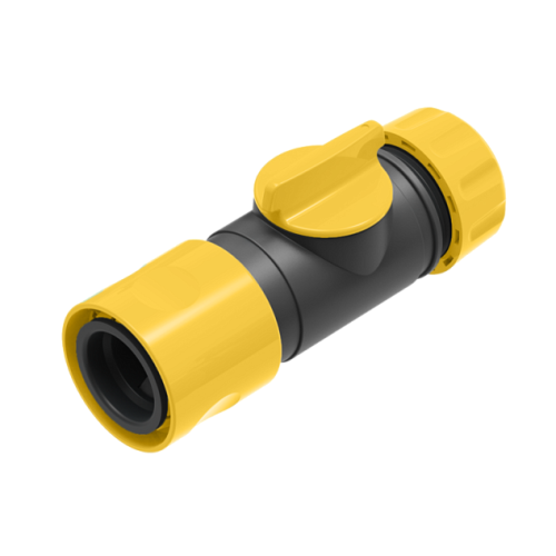 Коннектор с выключателем для шланга 1/2" Hanskonner HK3015-26-12S