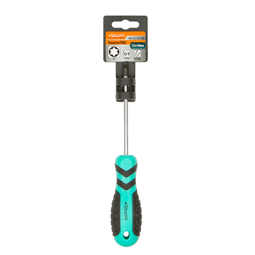 Отвертка TORX T25*100мм, CrV, магнитныйнаконечник Sturm! 1040-22-T25-100
