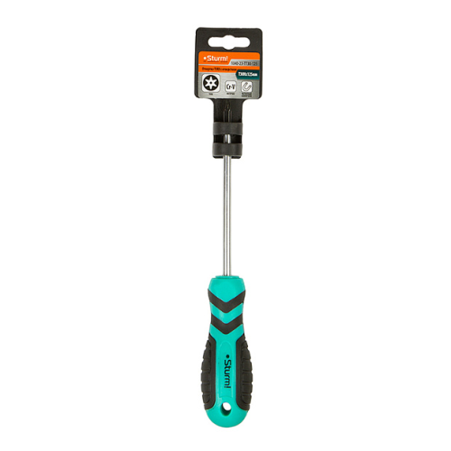 Отвертка TORX TT30H*125мм, с отверстием, CrV магнитный наконечник Sturm! 1040-23-TT30-125