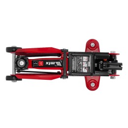 Matrix Домкрат гидравлический подкатной, 2 т, 140-340 мм, в пласт. кейсе 51081