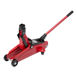 Matrix Домкрат гидравлический подкатной, 2 т, 140-340 мм, в пласт. кейсе 51081