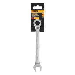 Denzel Ключ комбинированный трещоточный, 13 мм, CrV, матовый хром 14707