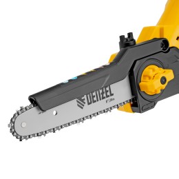 Denzel Цепная мини-пила аккумуляторная бесщет., СCS-200BL, шина 200 мм, Li-Ion, 20 В 58653