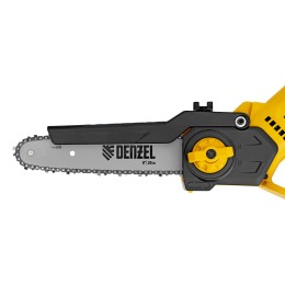 Denzel Цепная мини-пила аккумуляторная бесщет., СCS-200BL, шина 200 мм, Li-Ion, 20 В 58653