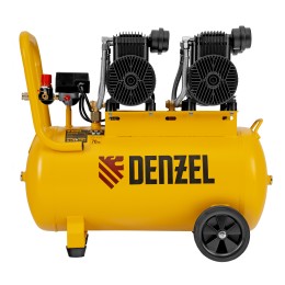 Denzel Компрессор безмасл. малошумный DLP -3000/50, 3 кВт, 2х1,5 кВт,50 л, 2850 об/мин,500 л/мин 58144