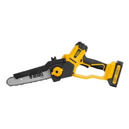 Denzel Цепная мини-пила аккумуляторная бесщет., СCS-200BL, шина 200 мм, Li-Ion, 20 В 58653