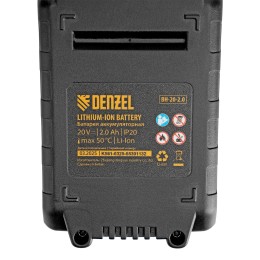 Denzel Секатор аккумуляторный, бесщет., CP-40BL, Li-Ion, 20 В, лезвия SK5 59438