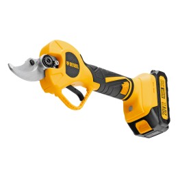 Denzel Секатор аккумуляторный, бесщет., CP-40BL, Li-Ion, 20 В, лезвия SK5 59438