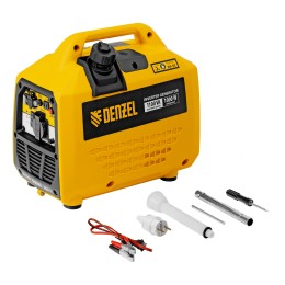 Denzel Генератор инверторный GS-1100iS, 1,1 кВт, 230 В, закрытый корпус, ручной старт 94718