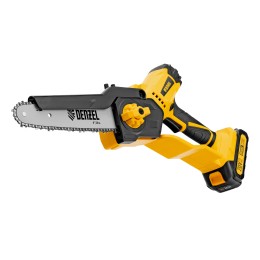 Denzel Цепная мини-пила аккумуляторная бесщет., СCS-200BL, шина 200 мм, Li-Ion, 20 В 58653