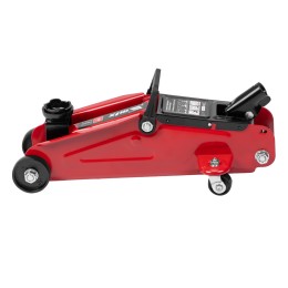 Matrix Домкрат гидравлический подкатной, 2 т, 140-340 мм, в пласт. кейсе 51081