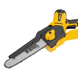 Denzel Цепная мини-пила аккумуляторная бесщет., СCS-200BL, шина 200 мм, Li-Ion, 20 В 58653