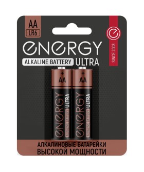 Energy Батарейка алкалиновая Ultra LR6/2B (АА) 104403-SK