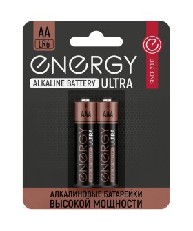 Energy Батарейка алкалиновая Ultra LR03/2B (АAА) 104404-SK