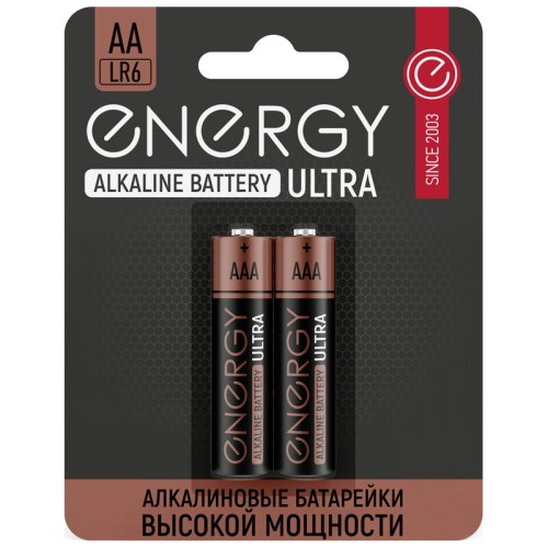 Батарейка алкалиновая Energy Ultra LR03/2B (АAА) 104404-SK