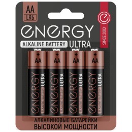 Energy Батарейка алкалиновая Ultra LR6/4B (АА) 104405-SK