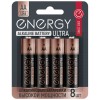 Батарейка алкалиновая Energy Ultra LR6/8B (АА) 104980-SK