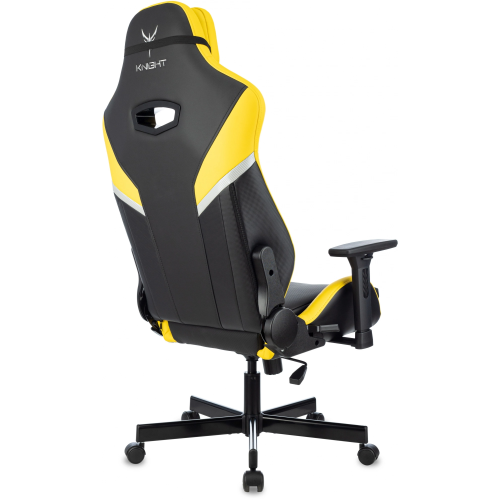 Кресло игровое Knight Thunder 5X черный/желт