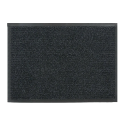 Kovroff Влаговпитывающий ребристый коврик БАРЬЕР 50x80 см, 21402 серый
