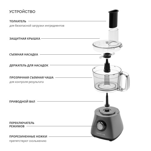 Кухонный комбайн GALAXY GL2314