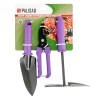Набор садового инструмента с секатором, пластиковые рукоятки, 3 предмета, STANDARD Palisad 629048
