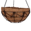 Кашпо подвесное с орнаментом, с кокосовой корзиной, диаметр 30 см Palisad 690048