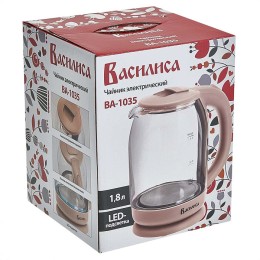 ВАСИЛИСА Чайник электрический 1500 Вт, 1,8 л ВА-1035 бежевый