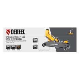 Denzel Домкрат гидравлический 3 т SUV 51261