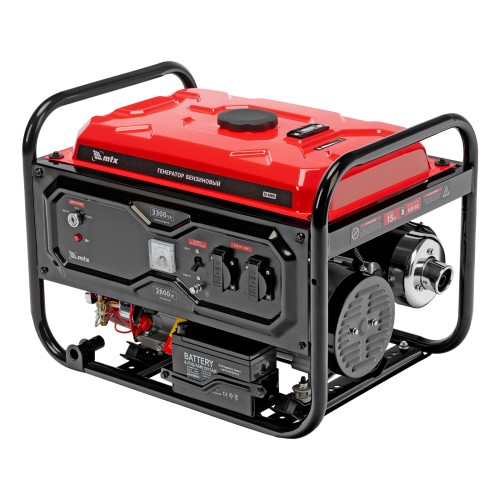 Генератор бензиновый RS-4000E, 3,3 кВт, 230В, электростартер MTX 946125