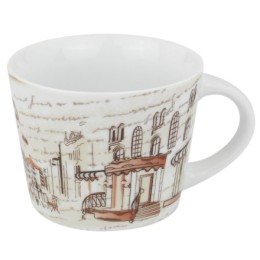 КОРАЛЛ Кружка 430мл. Кофейный дворик R1730/3756YX микс